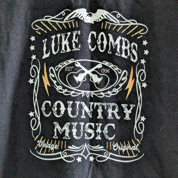 Luke Combs Youth Country Music T-Shirt, Size Small, NWOT, Gildan, 100% Cotton - Picture 6 of 10